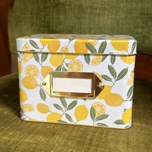 Metal Recipe Box